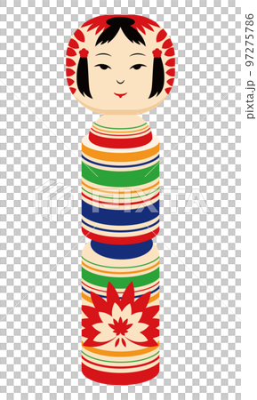 Kokeshi illustration Kokeshi illustration 97275786