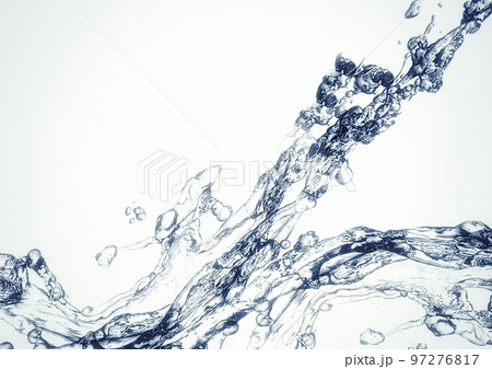 水しぶきと波のイラスト 水しぶきと波のイラスト 97276817