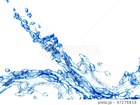 水しぶきと波のイラスト 水しぶきと波のイラスト 97276818