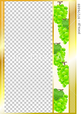 Japanese-style decorative material with grape motif Japanese-style decorative material with grape motif 97276889