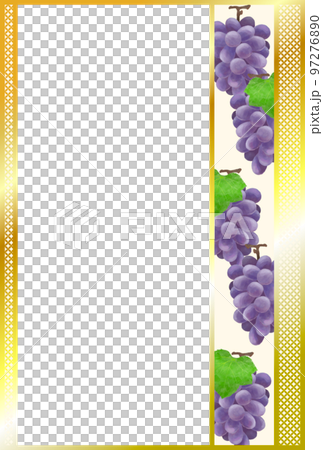 Japanese-style decorative material with grape motif Japanese-style decorative material with grape motif 97276890