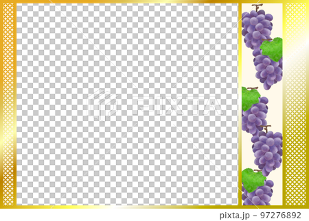 Japanese-style decorative material with grape motif Japanese-style decorative material with grape motif 97276892