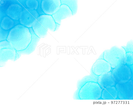 雨降りのような水彩アブストラクトフレーム、壁紙 97277331