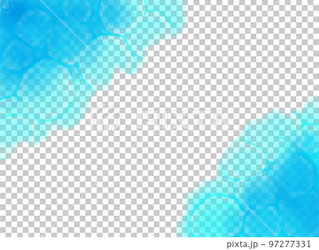 雨降りのような水彩アブストラクトフレーム、壁紙 97277331