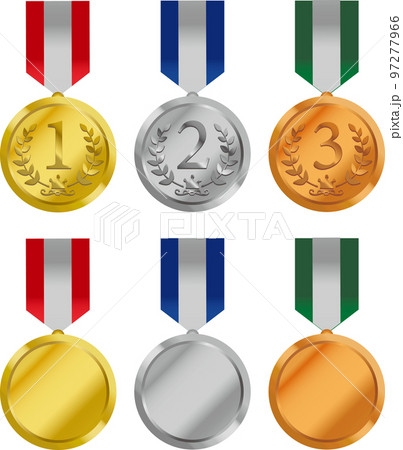 リボン付きメダル 97277966