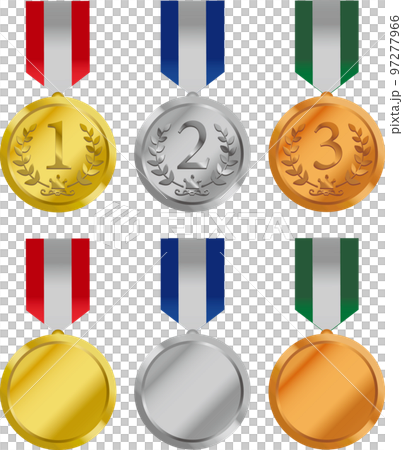 リボン付きメダル 97277966