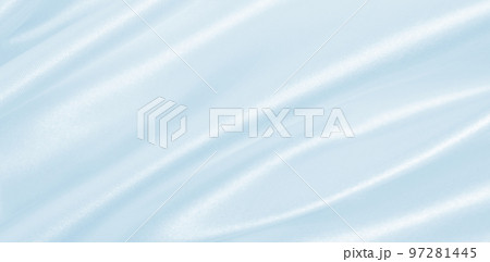 Smooth elegant blue silk or satin luxury cloth texture as abstract background. Luxurious background design 97281445