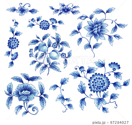 染付花伊万里風 97284027