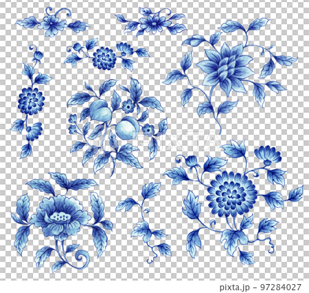 染付花伊万里風 97284027