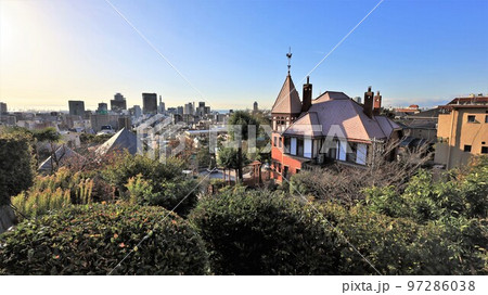 神戸北野町から市街地を臨む(兵庫県神戸市) 神戸北野町から市街地を臨む(兵庫県神戸市) 97286038