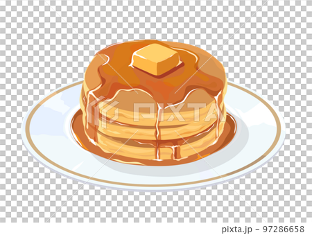 パンケーキのイラスト 97286658