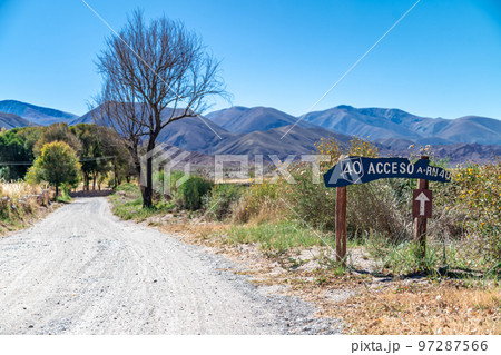 the famous road 40 in the Argentine Andes of South America 97287566