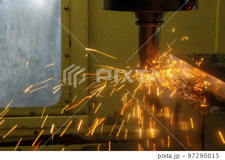 The Rough cutting process of machining center. The Rough cutting process of machining center. 97290015
