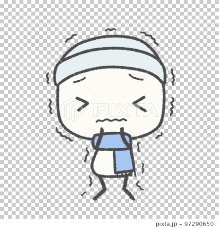 簡單可愛的火柴人最適合冬天:寒冷 簡單可愛的火柴人最適合冬天:寒冷 97290650