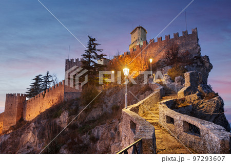 The Republic of San Marino at Dawn 97293607