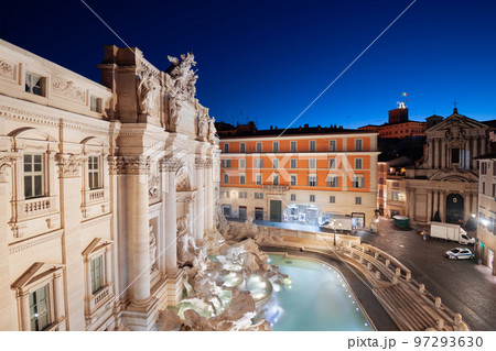 Rome, Italy at Trevi Fountain 97293630