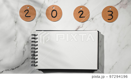 Empty sheet for new year business background. Empty sheet for new year business background. 97294196