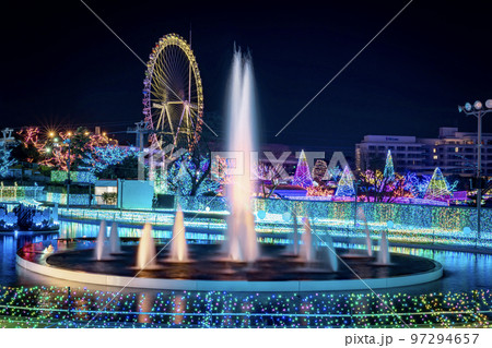 遊園地のイルミネーション　よみうりランドジュエルミネーション 97294657
