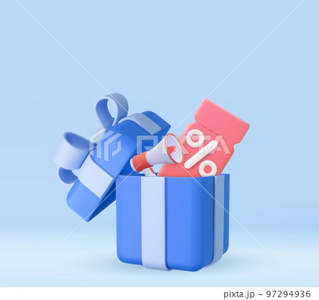 3d gift box 3d gift box 97294936