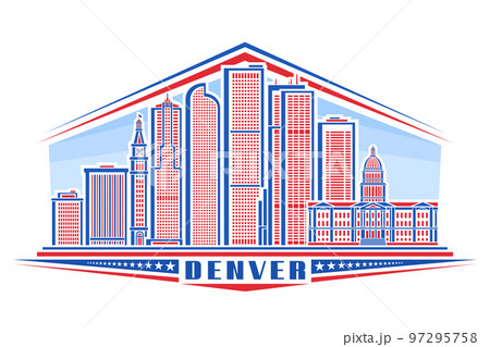 Vector illustration of Denver 97295758