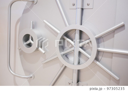 large iron open safe with two doors large iron open safe with two doors 97305235