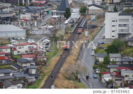 左沢線 左沢駅入換 左沢線全通100周年記念号 左沢線 左沢駅入換 左沢線全通100周年記念号 97305662