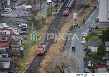 左沢線 左沢駅入換 左沢線全通100周年記念号 左沢線 左沢駅入換 左沢線全通100周年記念号 97305663