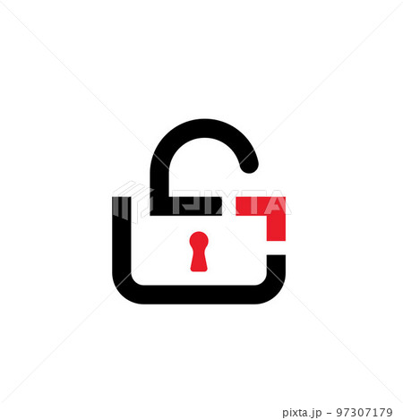 abstract s letter lock concept icon vector design 97307179