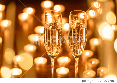 シャンパン　キャンドル 97307790