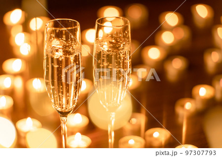 シャンパン　キャンドル 97307793