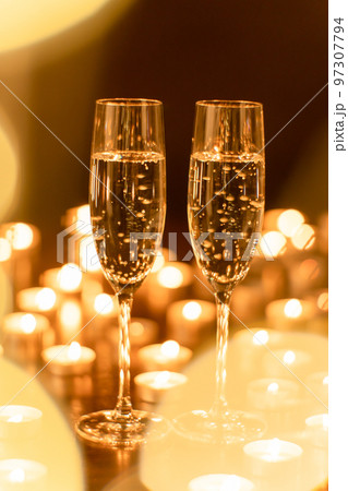 シャンパン　キャンドル 97307794