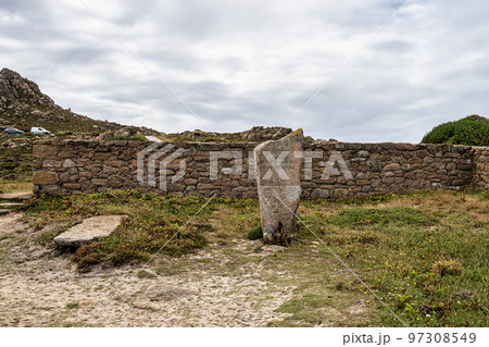 Cemiterio dos Ingleses, the cemetery of the Englishmen at Costa da Morte, the Death Coast in northern Galicia, Spain Cemiterio dos Ingleses, the cemetery of the Englishmen at Costa da Morte, the Death Coast in northern Galicia, Spain 97308549