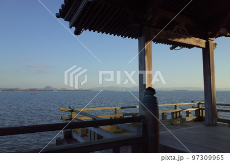 浮御堂からの景色_琵琶湖 浮御堂からの景色_琵琶湖 97309965