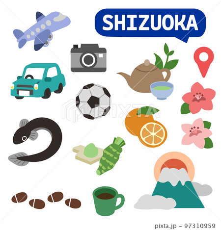 静岡のアイコン　線無し 97310959