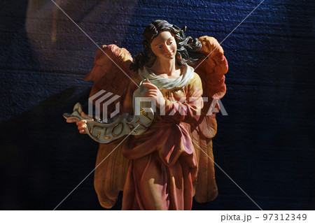 gloria angel wax christmas figurine gloria angel wax christmas figurine 97312349