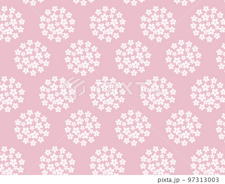 北欧風の桜の花の壁紙背景 97313003