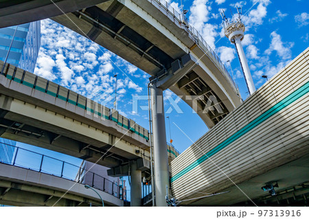 【東京の都市風景】箱崎ジャンクション 97313916