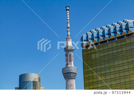【東京の都市風景】浅草周辺の都市風景 97313944