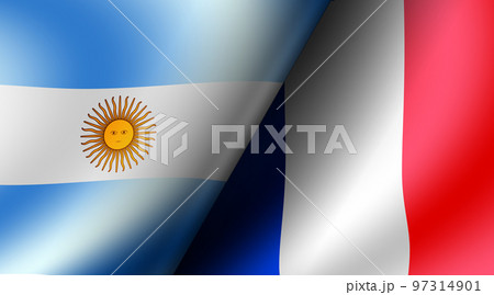 2022カタールワールドカップ /決勝 対戦カード(アルゼンチン VS フランス) 97314901