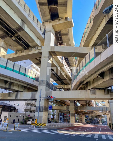 《東京都》池袋の首都高速ジャンクション 97315242
