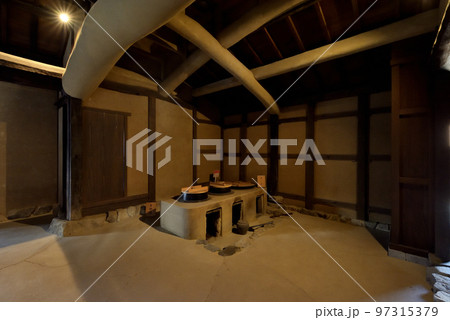 林田大庄屋旧三木家住宅 主屋内部(兵庫県姫路市) 林田大庄屋旧三木家住宅 主屋内部(兵庫県姫路市) 97315379