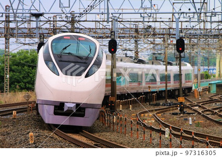【JR東日本】常磐線金町駅 E657系「ひたち」 【JR東日本】常磐線金町駅 E657系「ひたち」 97316305