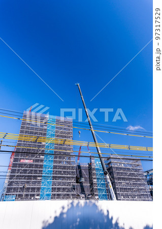 半導体受託生産の世界最大手、台湾積体電路製造（TSMC）最新建設風景(2022年12月)熊本県菊陽町 97317529