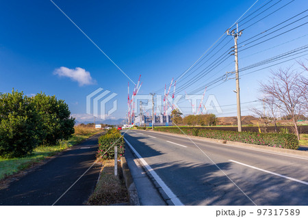 周辺風景　台湾積体電路製造（TSMC）最新建設風景(2022年12月)熊本県菊陽町 97317589