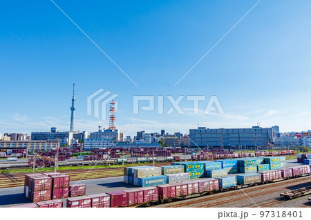 【東京の都市風景】隅田川駅(貨物駅) 【東京の都市風景】隅田川駅(貨物駅) 97318401