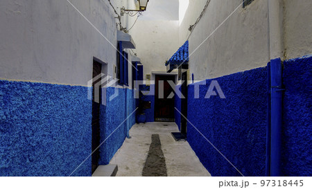dead end in the historical district of Rabat 97318445