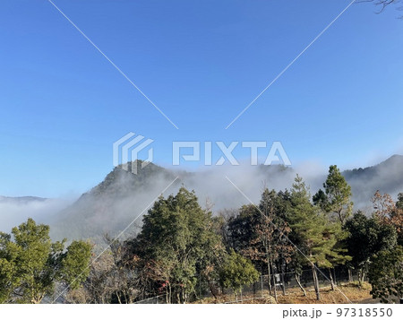 京都縦貫由良川PAから見た風景 97318550