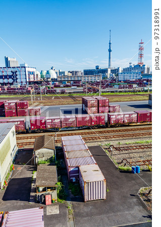【東京の都市風景】隅田川駅（貨物駅） 97318991