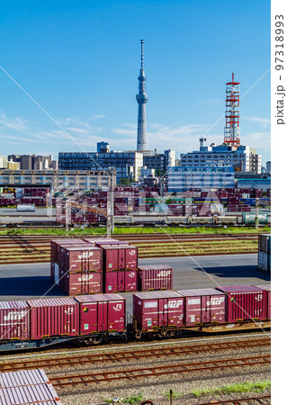 【東京の都市風景】隅田川駅（貨物駅） 97318993