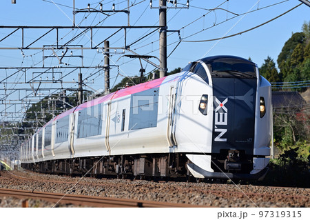 成田線　佐倉ー酒々井　JR東日本　E259系　Ne002編成（鎌倉）　成田エクスプレス　NEX 97319315